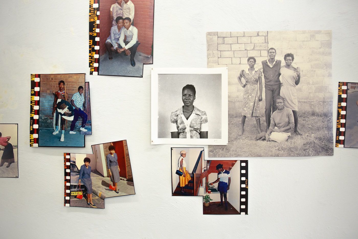 Installation view “I’ll Be Your Mirror”, Artists: Alick Phiri & William Matlala, Everyday Lusaka Gallery, Lusaka 2025. Alick Phiri artworks: Monoprints on Canvas and Monoprints on paper. William Matlala artworks: Digital prints on paper. Photo Courtesy of Maingaila Muvundika.