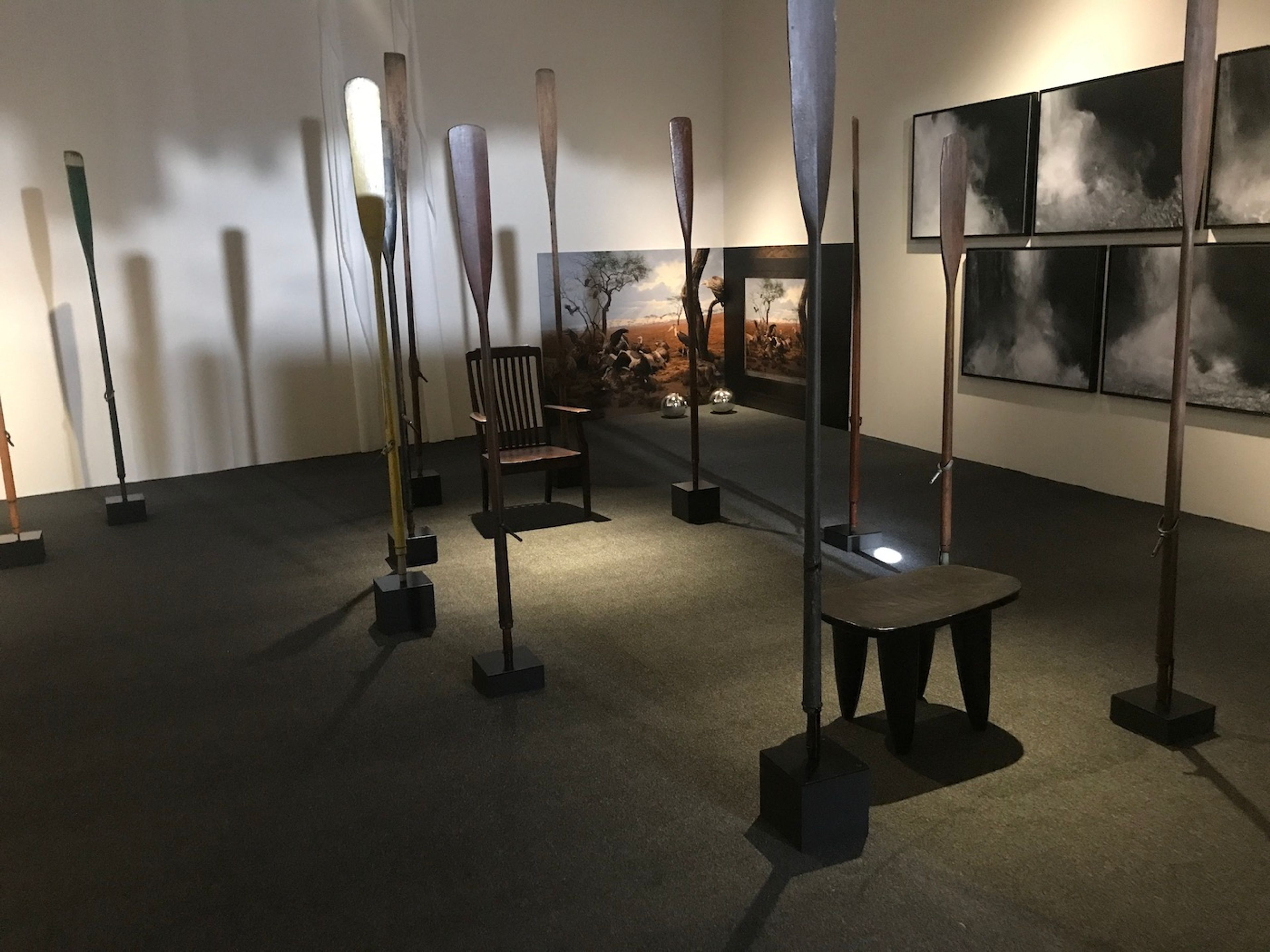 Carrie Mae Weems, The Inbetween, 2022-2023. Installation view at Sharjah Biennial 15. Photo: C&amp;.