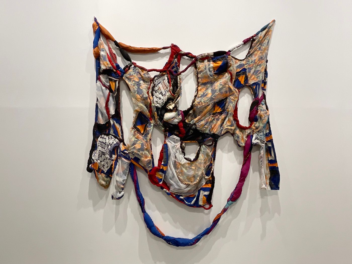 Sonia Gomes, from the series Fabric, Untitled, 2008. Stitching, bindings, and different fabrics. Courtesy of the artist and Mendes Wood DM.