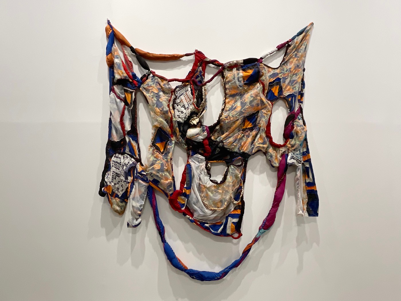 Sonia Gomes, from the series Fabric, Untitled, 2008. Stitching, bindings, and different fabrics. Courtesy of the artist and Mendes Wood DM.