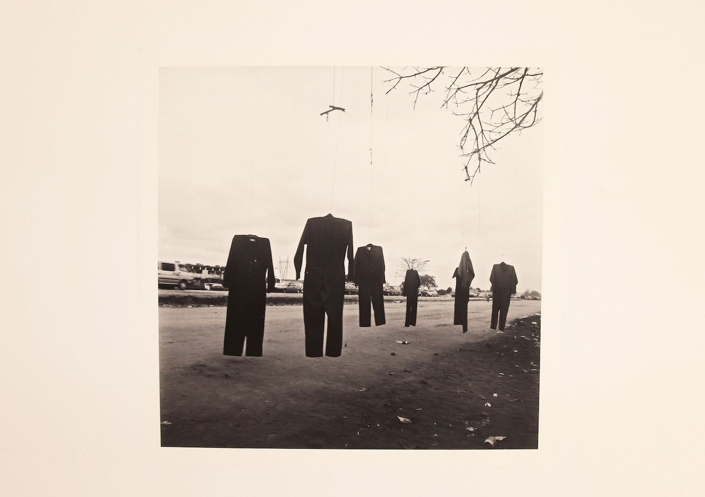 Installation shot, work by Jo Ractliffe. Photo by Annie-Marie Akussah