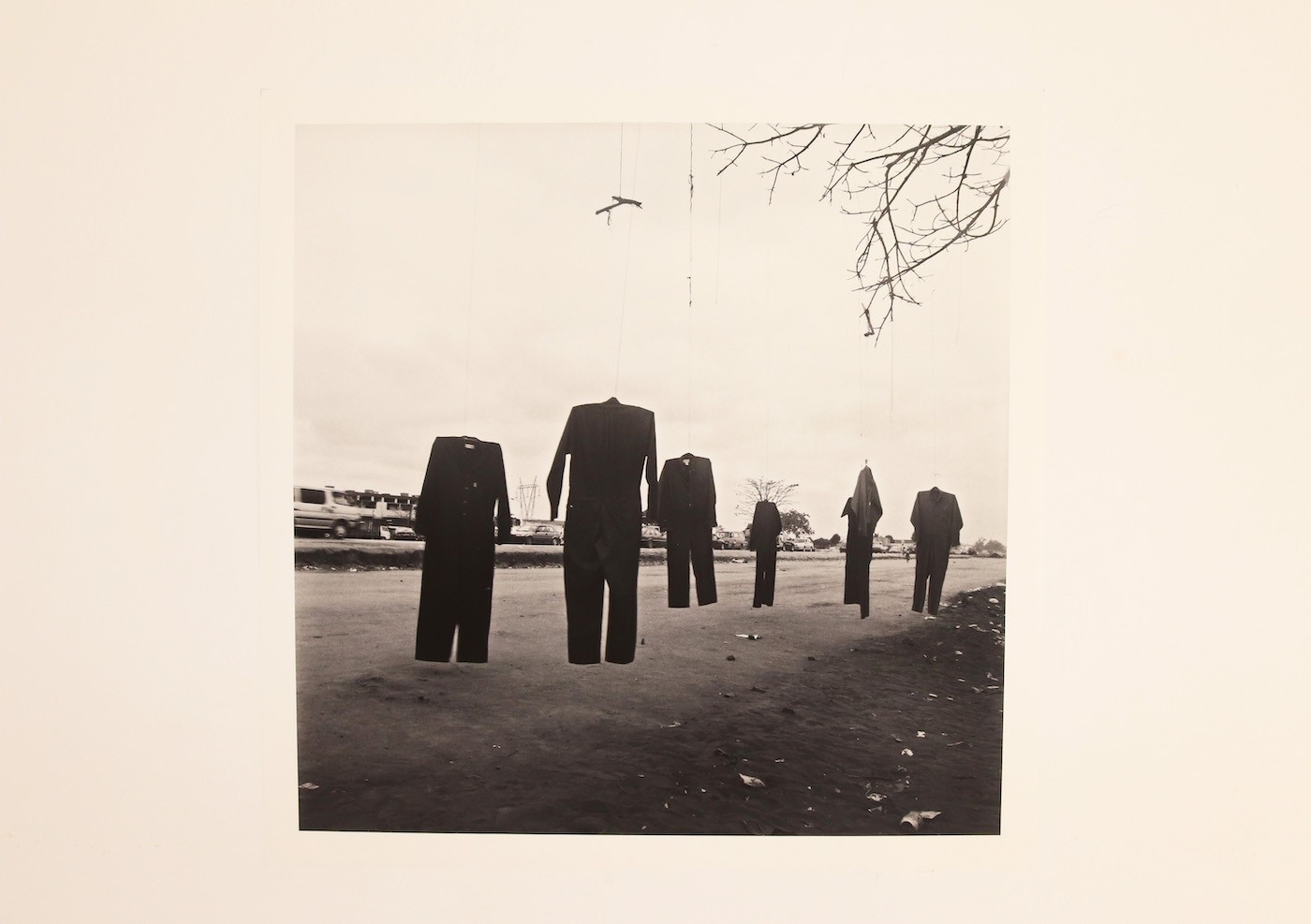 Installation shot, work by Jo Ractliffe. Photo by Annie-Marie Akussah