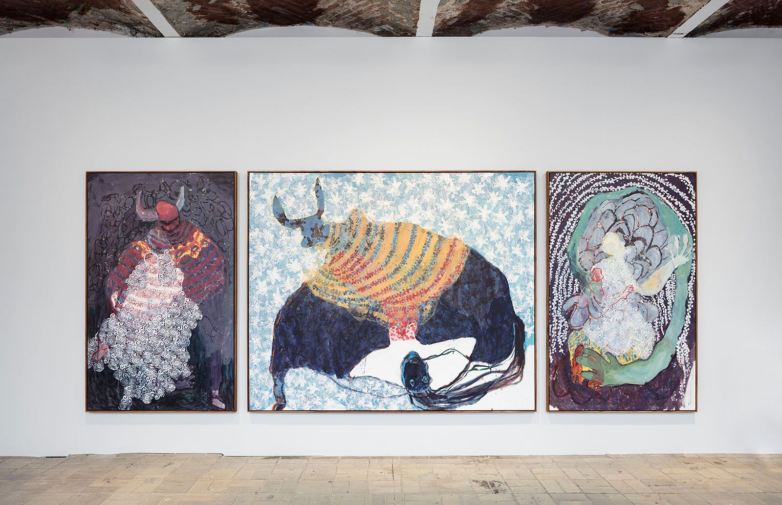 Portia Zvavahera, Hapana Chitsva, 2018, 10th Berlin Biennale, courtesy of the artist, photo: Timo Ohler.