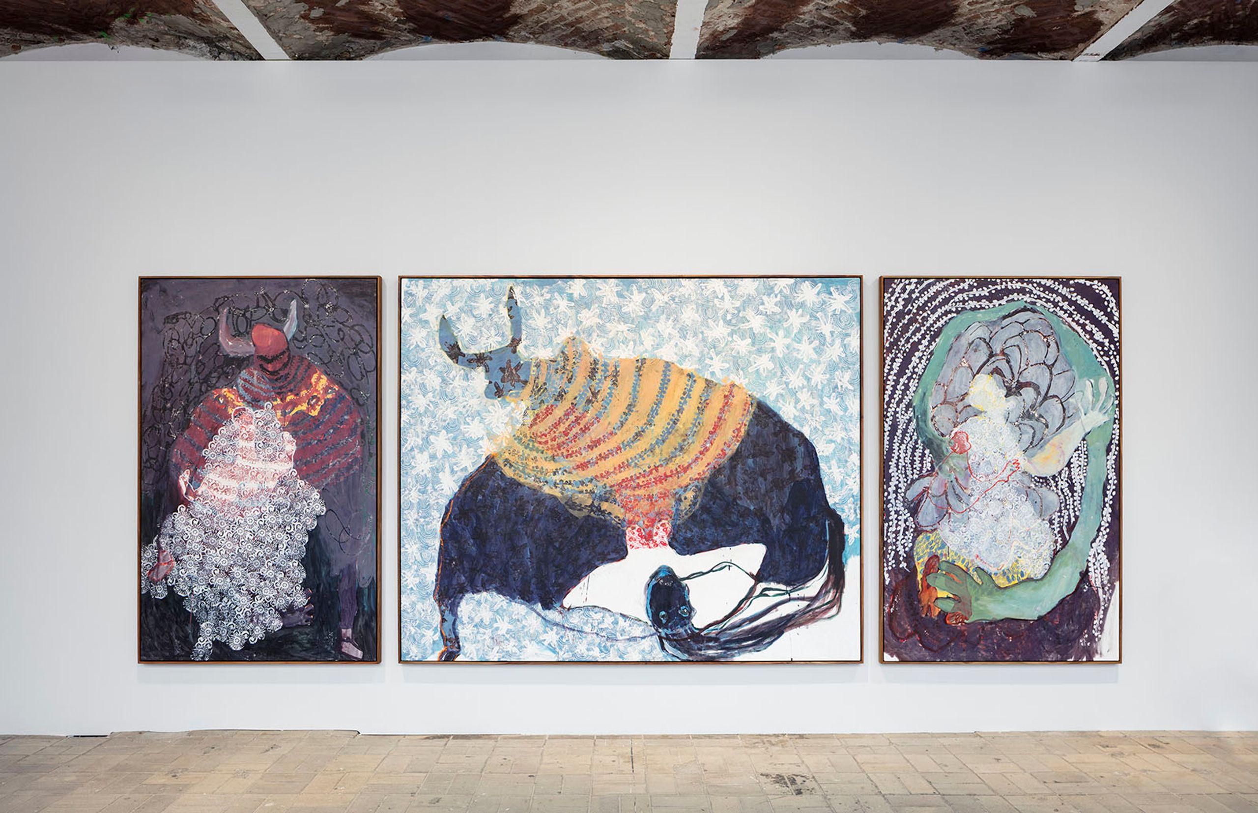 Portia Zvavahera, Hapana Chitsva, 2018, 10th Berlin Biennale, courtesy of the artist, photo: Timo Ohler.