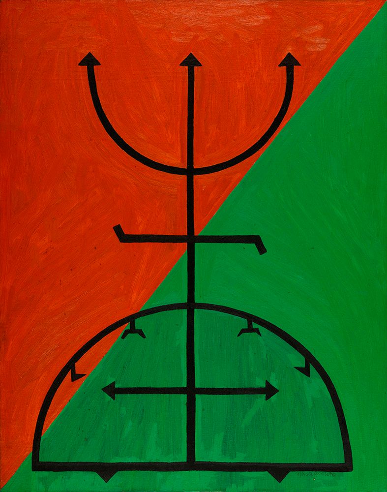 Abdias Nascimento, Quilombismo (Exu and Ogum), 1980. Courtesy of the IPEAFRO collection.