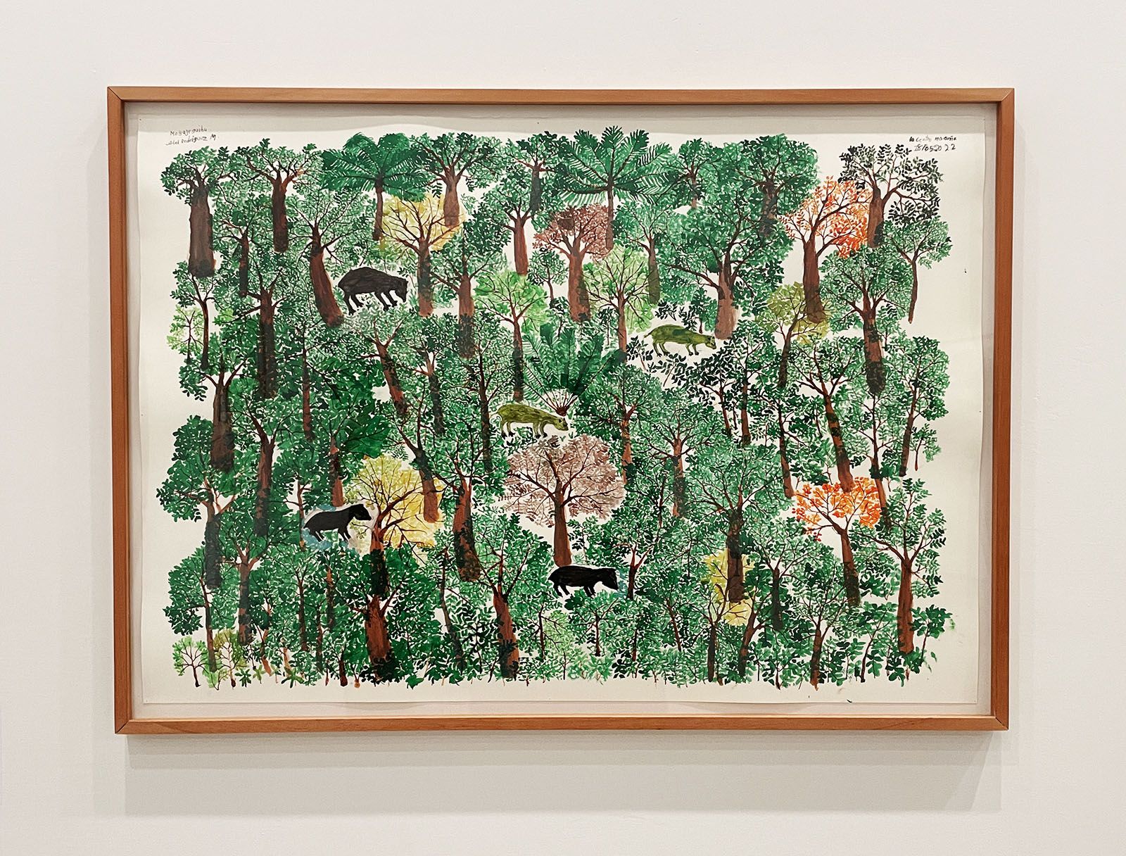 Abel Rodríguez at the 60th Venice Biennale Foreigners Everywhere. Photo: C&amp;AL