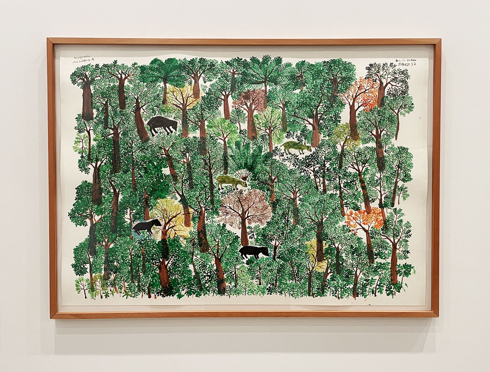 Abel Rodríguez at the 60th Venice Biennale Foreigners Everywhere. Photo: C&AL