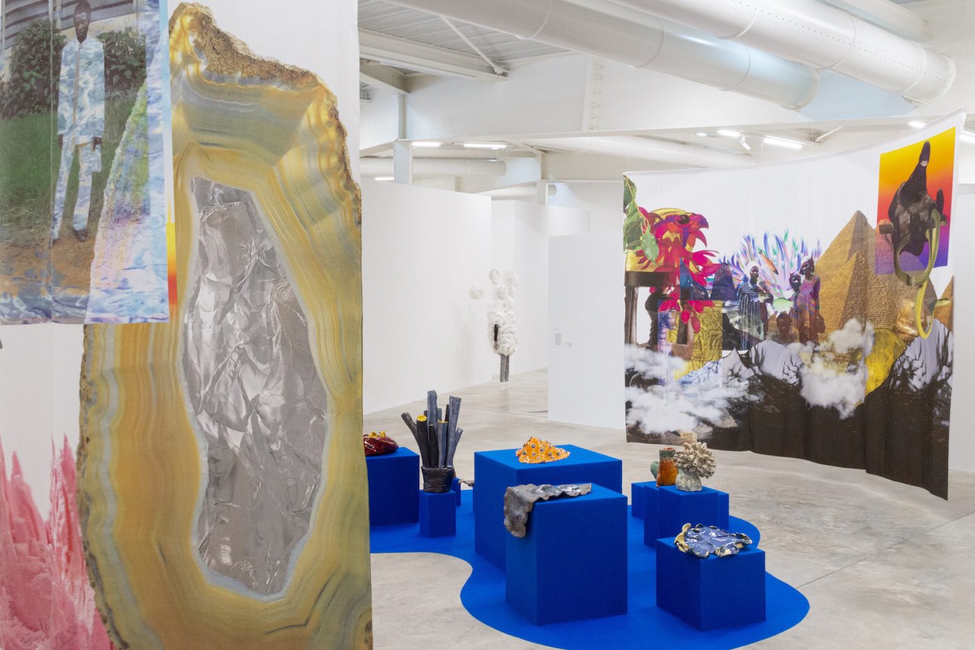 Exhibition View “Memoria: stories from another History”, from 5 February to 20 November 2021 at the Frac Nouvelle-Aquitaine MÉCA. Photos: Gaëlle Deleflie