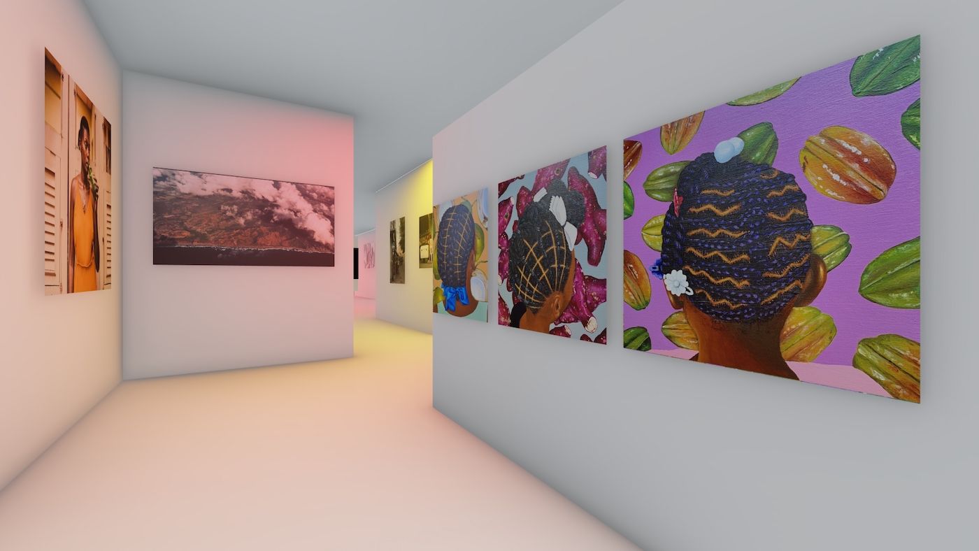 Installation view digital exhibition at Mahagony Culture, 2020.