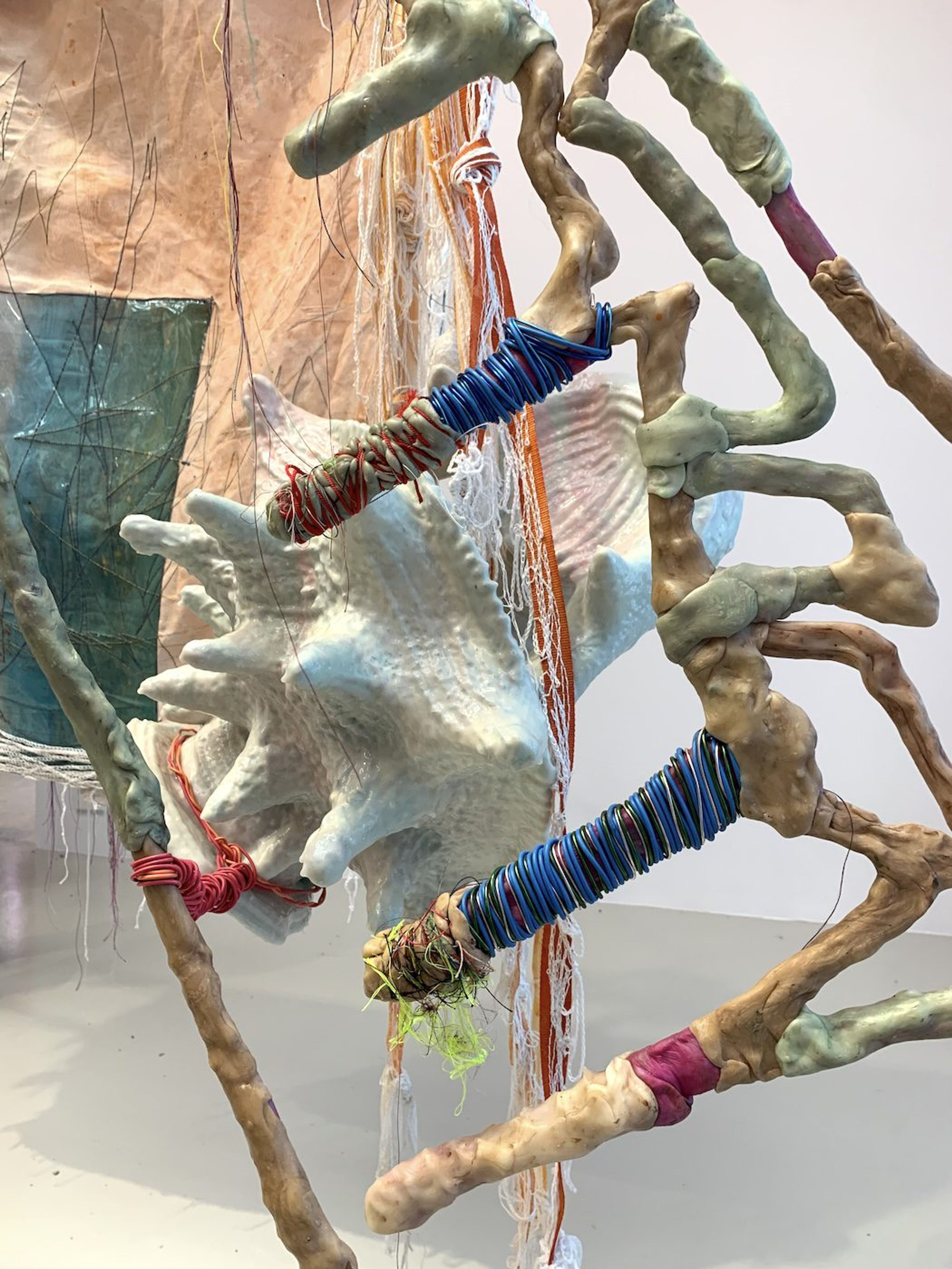Julien Creuzet. Installation View of National Pavilion of France, 60th Venice Biennale. Photo: C&amp;