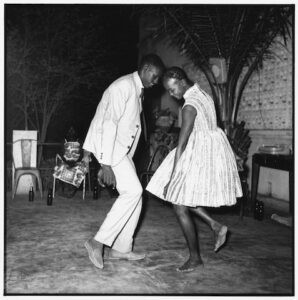 Malick Sidibé, Nuit de Noël (Happy Club), 1963 Gelatin silver print © Malick Sidibé Courtesy MAGNIN-A, Paris