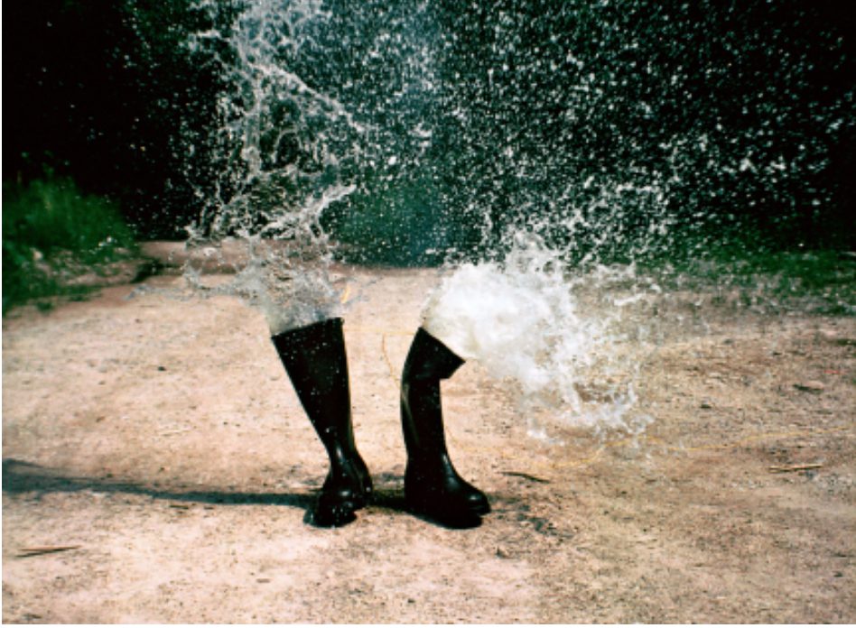 Touché! (gesture, movement, action)