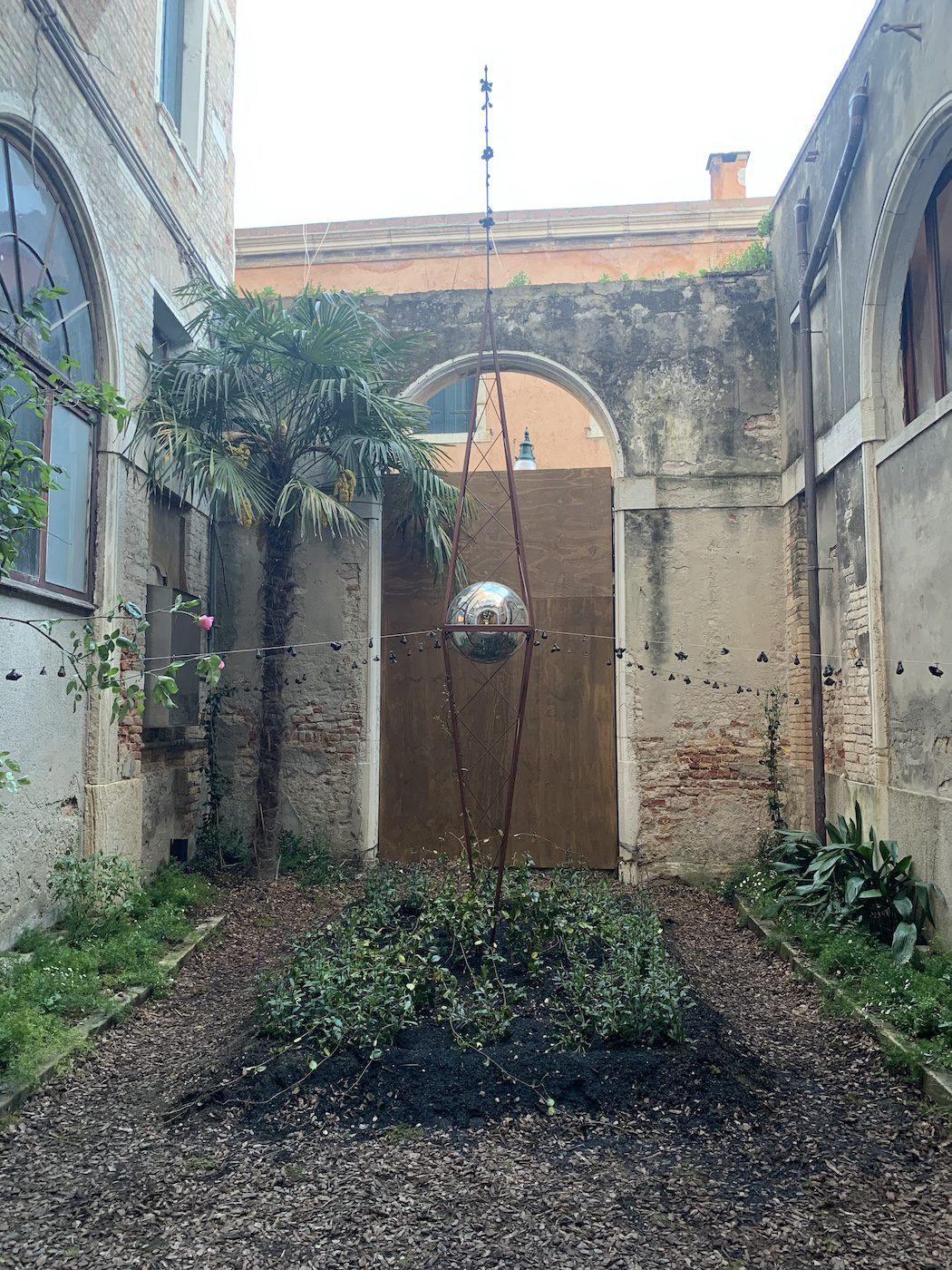 Precious Okoyomon. Installation View of National Pavilion of Nigeria, 60th Venice Biennale. Photo: C&