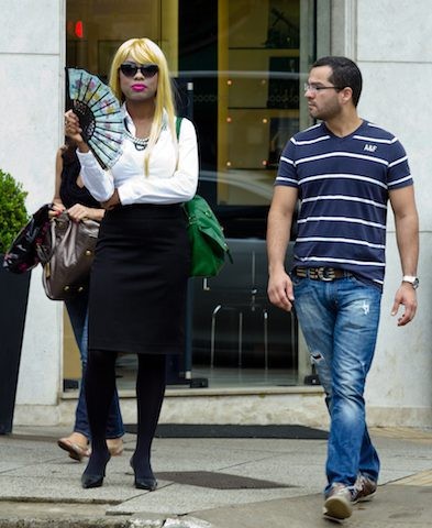 Renata Felinto, White Face, Blonde Hair, 2013. C-Print. Courtesy of the artist