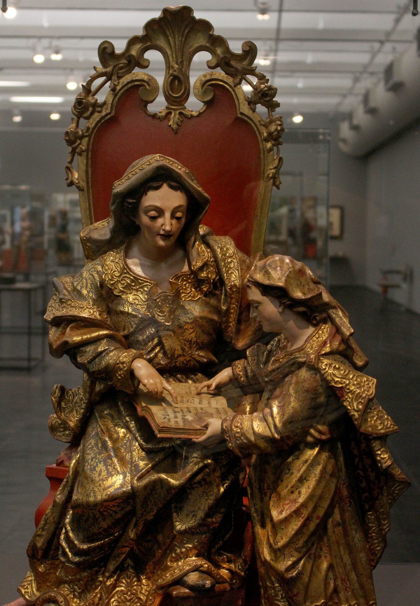 Sant'Ana Mestra, 1775-90, Gold Museum, Museu da Inconfidência Collection, Ibram, Minc, Sabará, Minas Gerais.