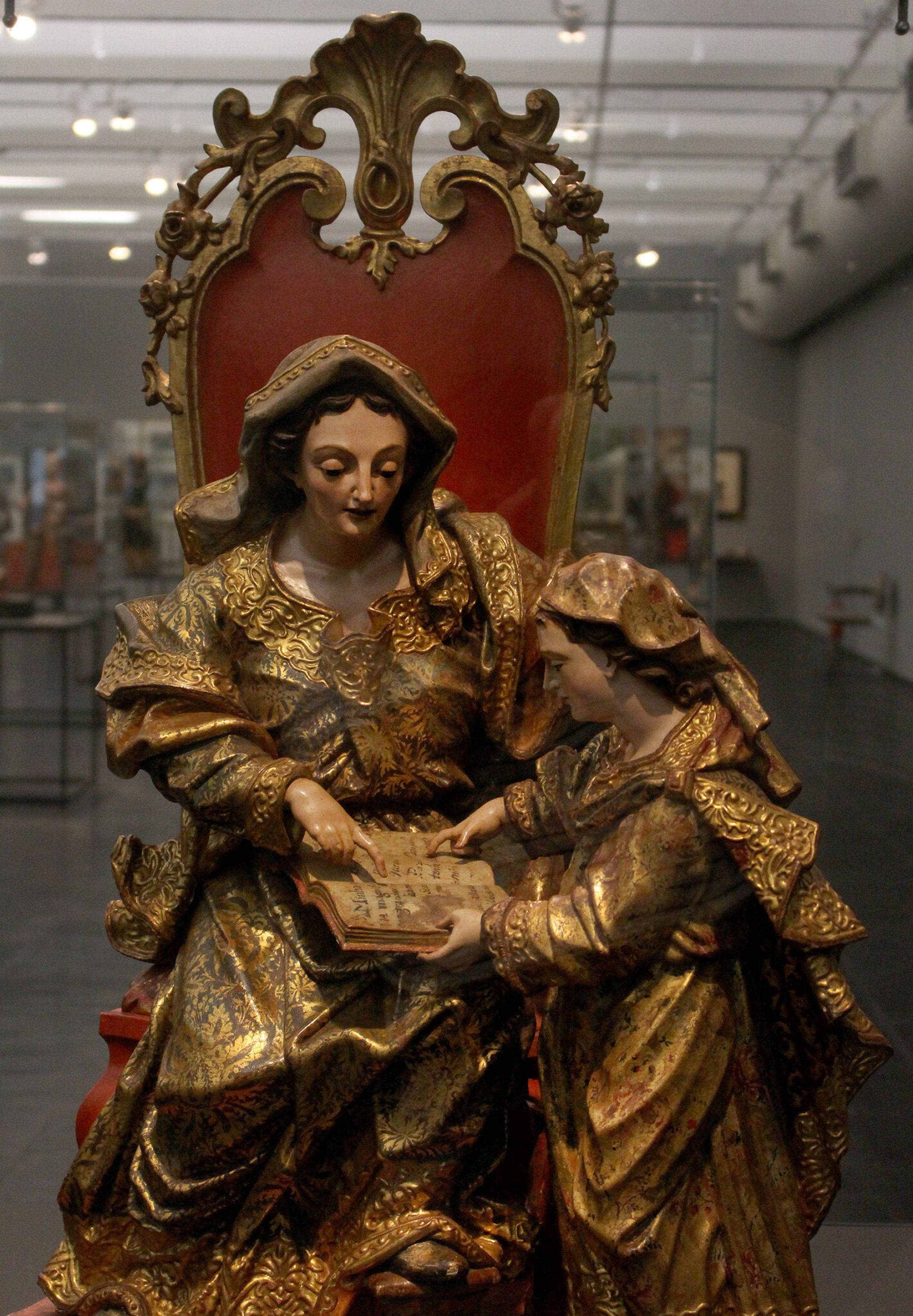 Sant'Ana Mestra, 1775-90, Gold Museum, Museu da Inconfidência Collection, Ibram, Minc, Sabará, Minas Gerais.