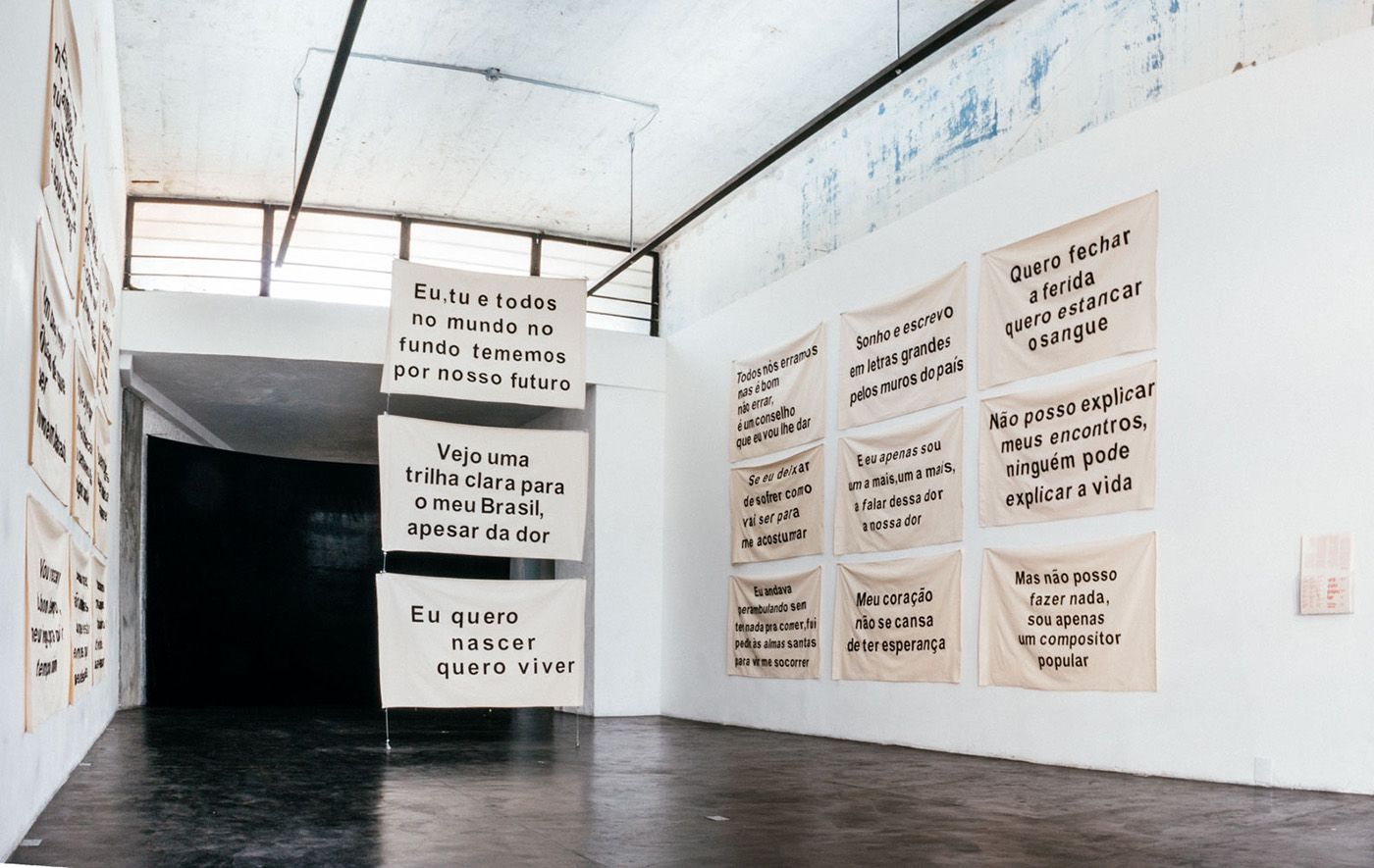 Haroldo Saboia, "Oráculo Popular", photographs from the exhibition at Publica, SP. 2019. Photo: Mayra Azzi. Courtesy of the artist.