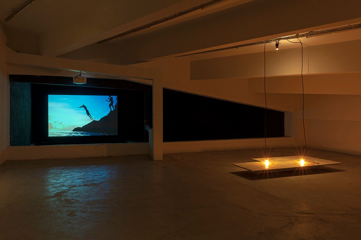 View of the exhibition “from underwater mountains fire makes islands”, Pivô, 2022. Photo: Everton Ballardin