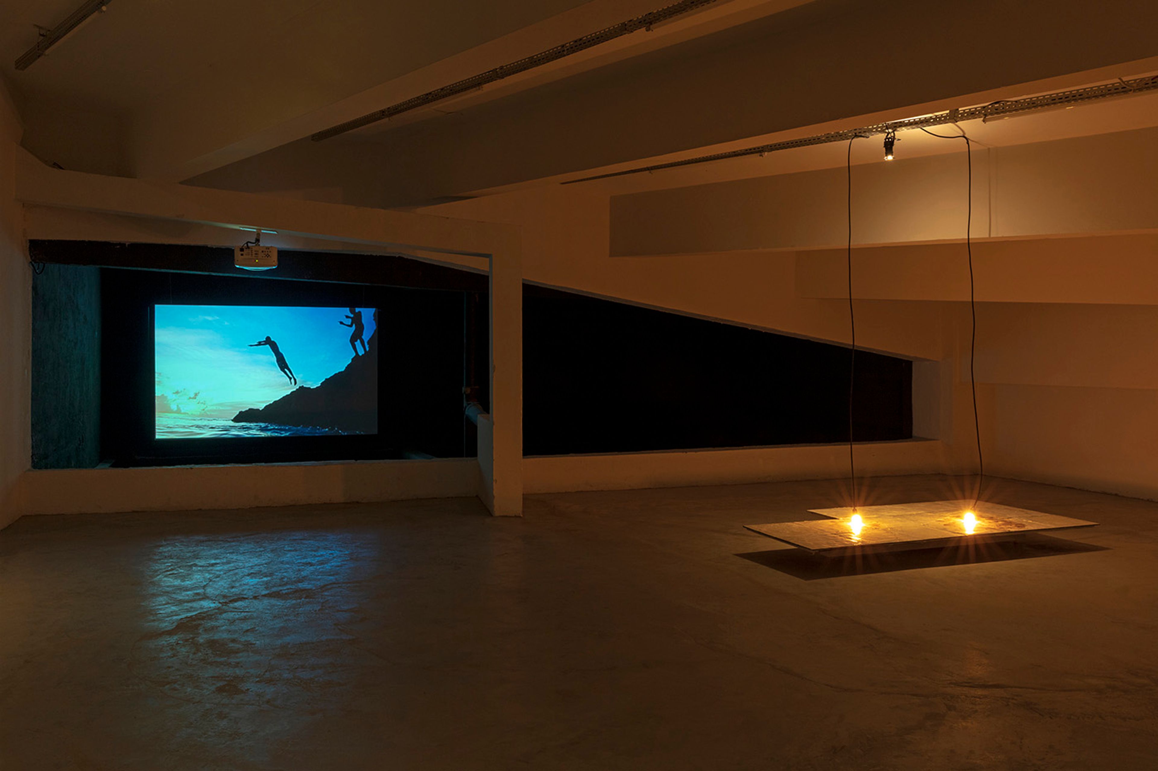View of the exhibition “from underwater mountains fire makes islands”, Pivô, 2022. Photo: Everton Ballardin