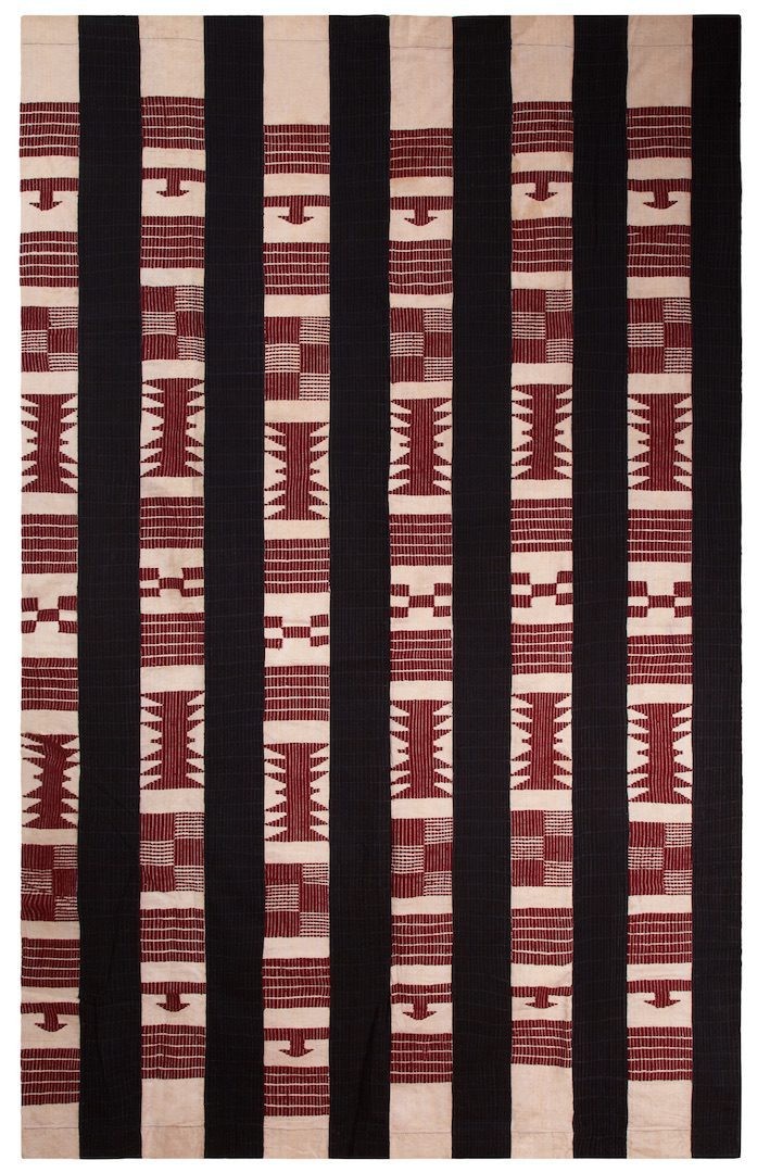 Yoruba 'Aso Oke' women's cloth, c. 1960s. Courtesy of Duro Olowu