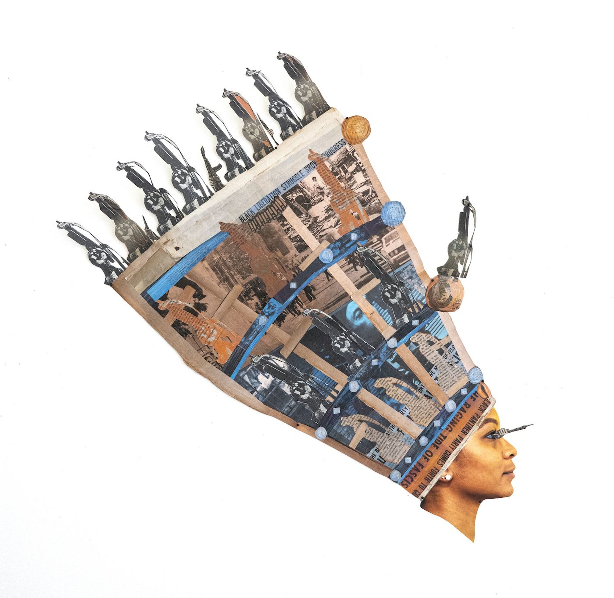 Helina Metaferia, Headdress VIII, 2020. Courtesy of the artist and Addis Fine Art