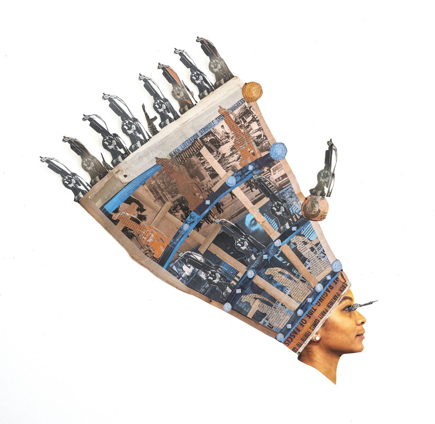 Helina Metaferia, Headdress VIII, 2020. Courtesy of the artist and Addis Fine Art