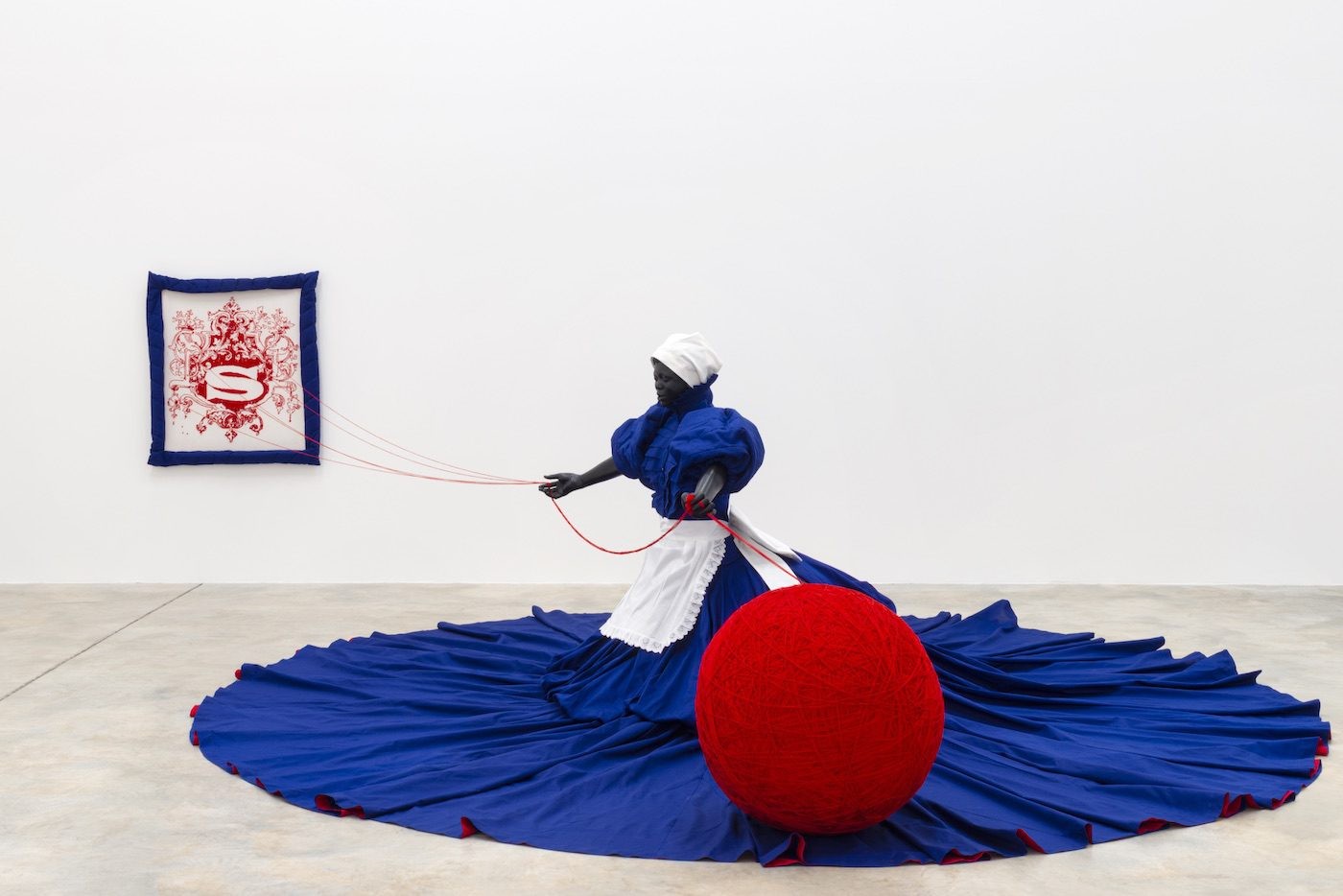 Mary Sibande, Sophie. Exhibition View “Memoria: stories from another History”, from 5 February to 20 November 2021 at the Frac Nouvelle-Aquitaine MÉCA. Photos: Gaëlle Deleflie