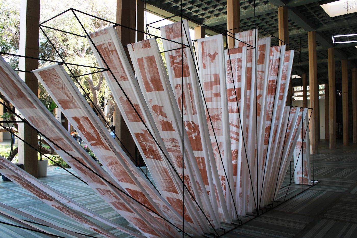 Adji Dieye, Installation View at the 14th Dakar Biennale, 2022. Photo: Roseline Olang’ Odhiambo