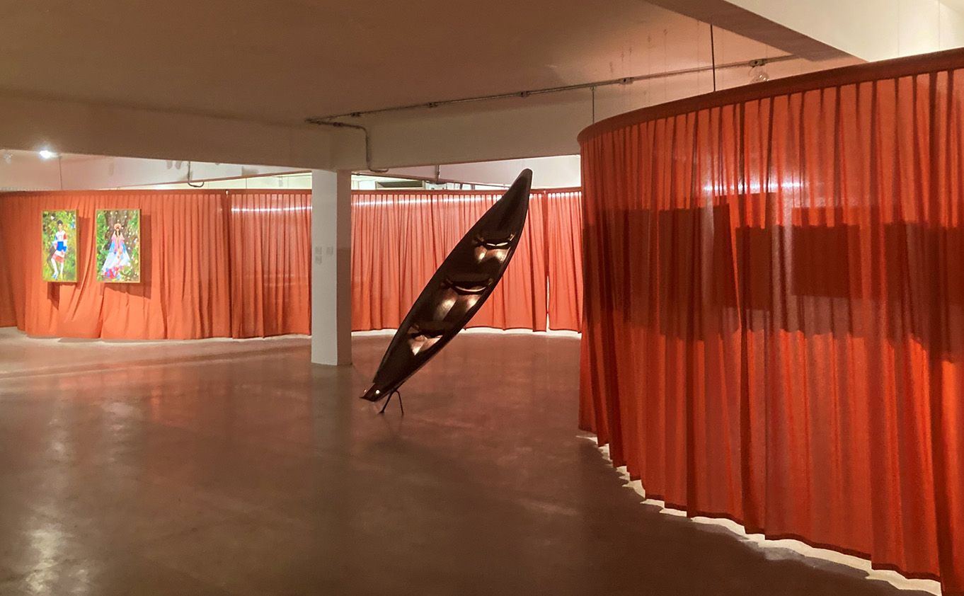 View of the exhibition, 1st floor, Bienal das Amazônias, Belém do Pará, 2023. Photo: Danilo José Rocha.