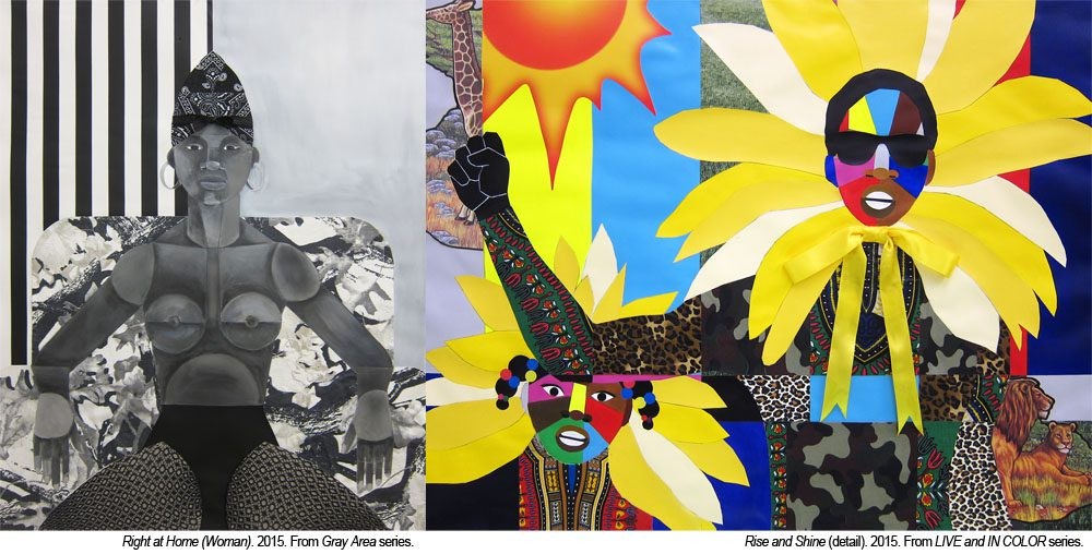 Derrick Adams: In Black and White and in Color