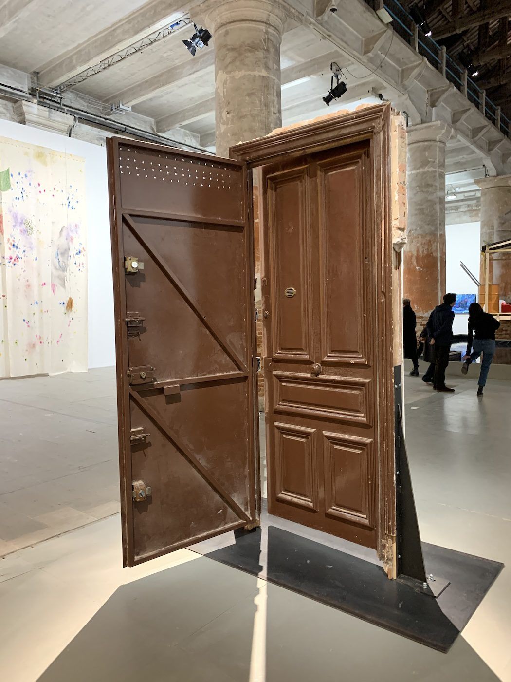 Lydia Ourahmane. Installation View of 60th Venice Biennale „Foreigners Everywhere“ at Arsenale. Photo: C&amp;