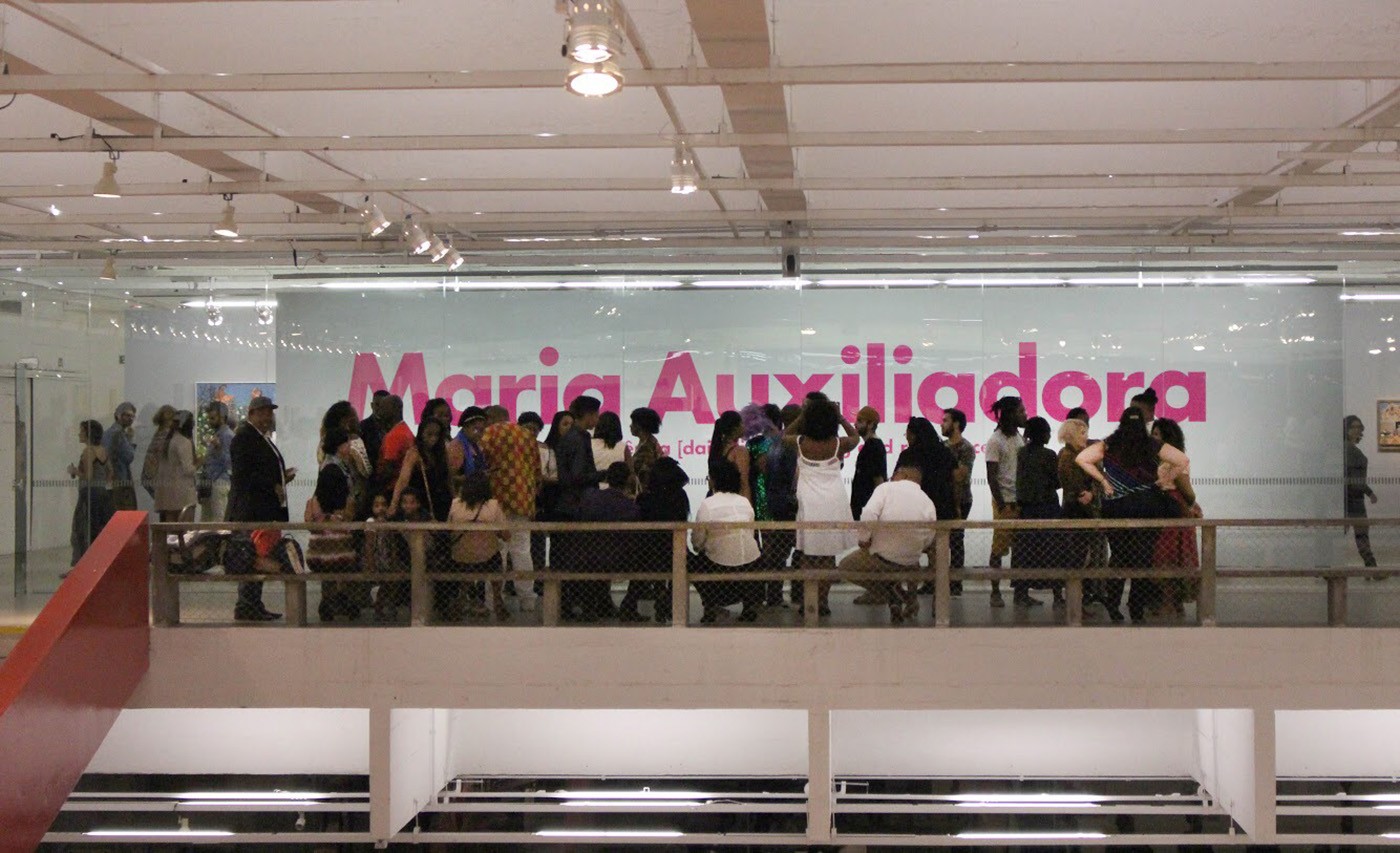 Opening of the exhibition with works by Maria Auxiliadora