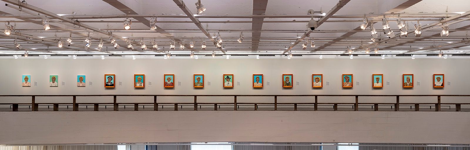 View from "Dalton Paula: Brazilian Portraits", 2022, MASP. Photo: Isabella Matheus