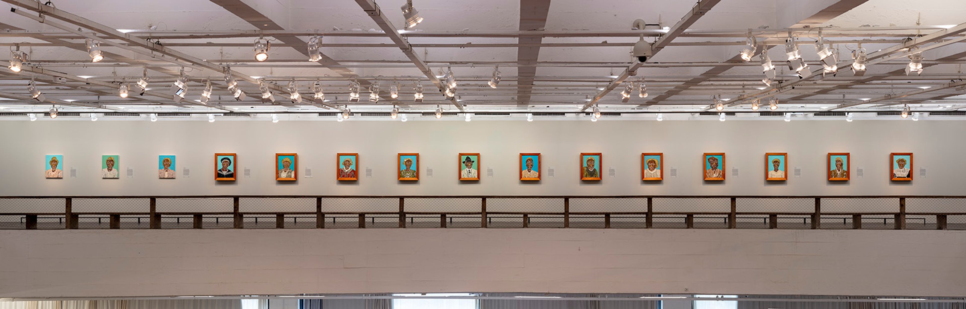 View from "Dalton Paula: Brazilian Portraits", 2022, MASP. Photo: Isabella Matheus