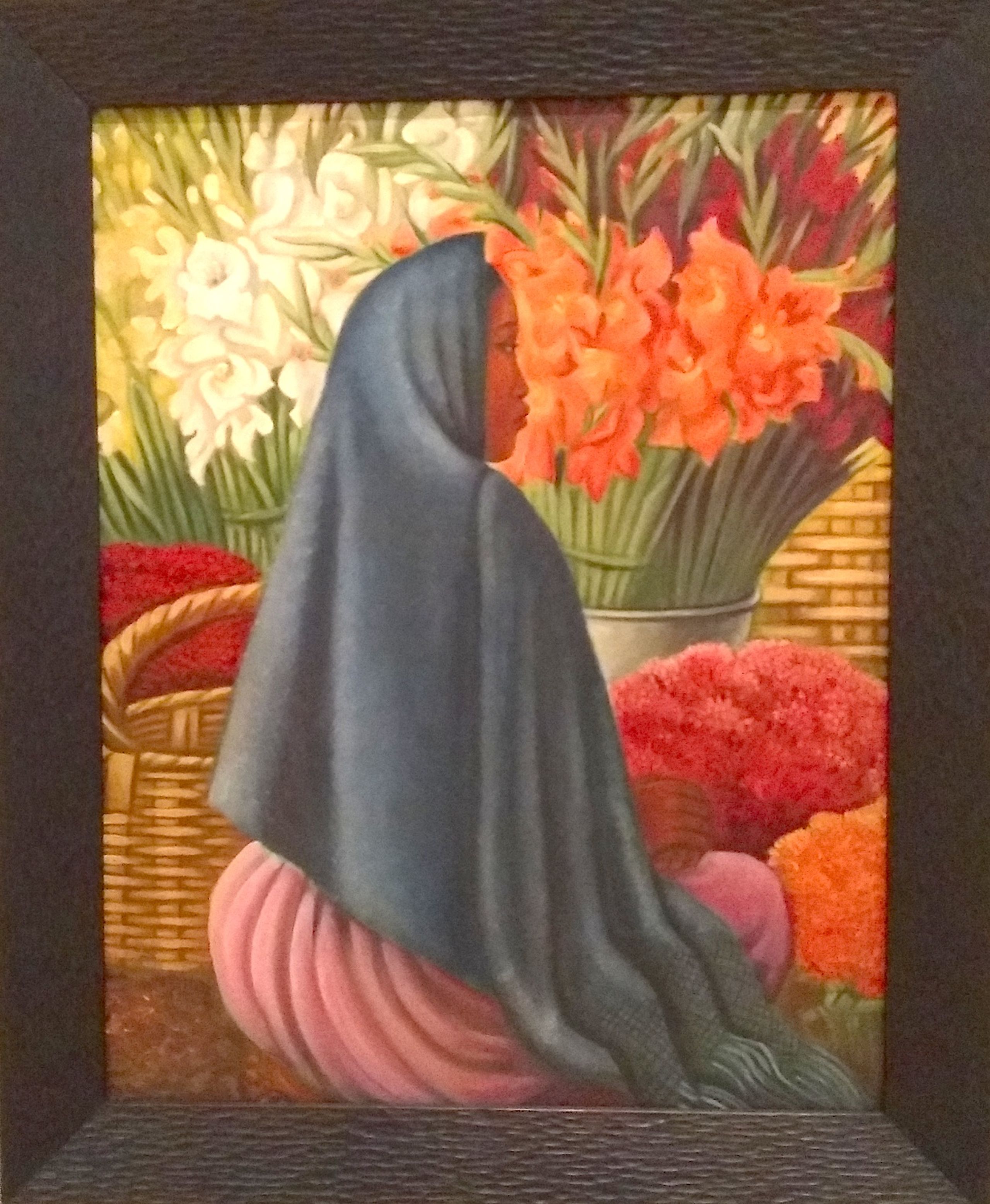 Miguel Covarrubias, Vendedora de flores (Flower Seller), end of 1940.