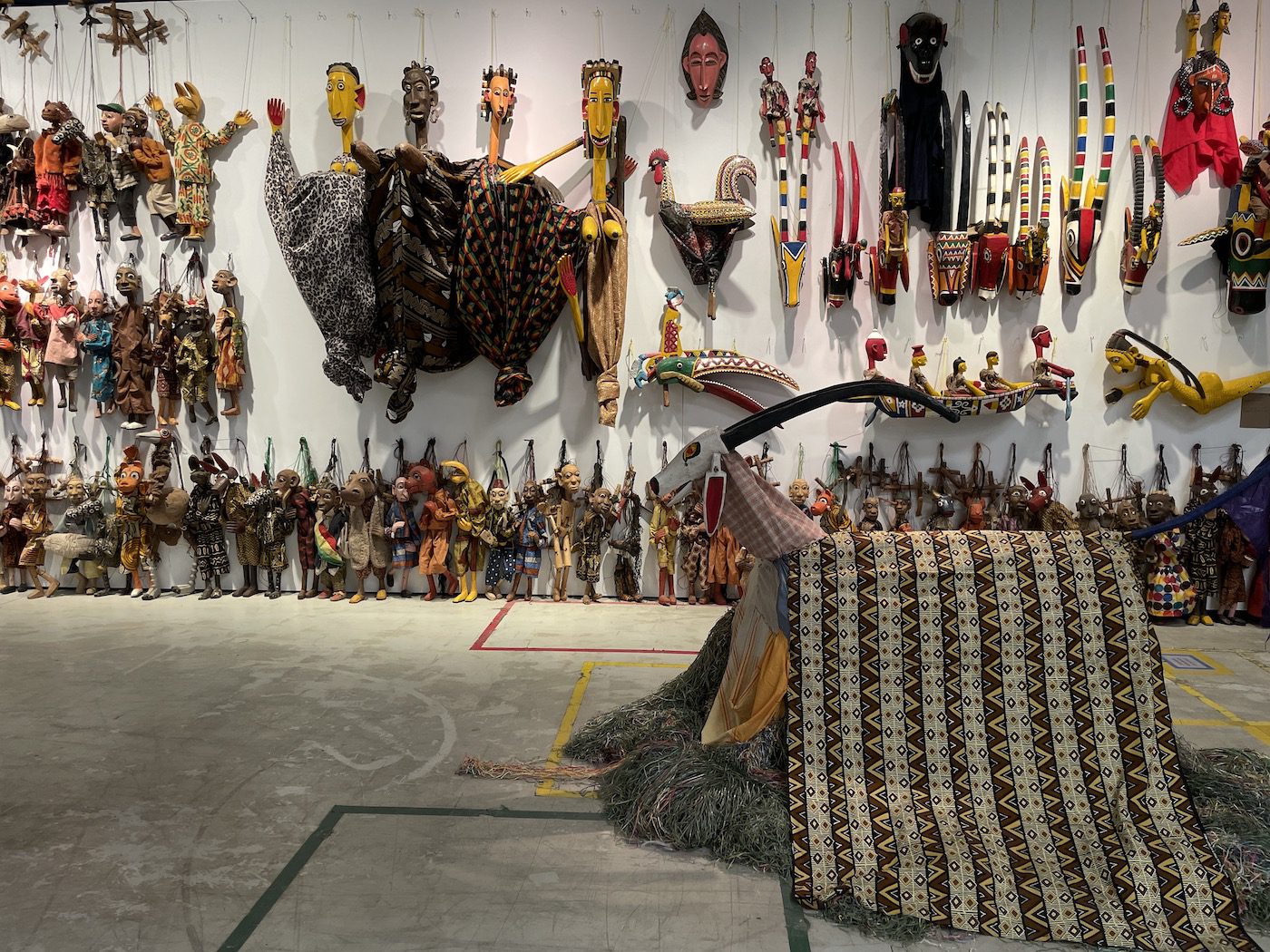 Fondation Festival sur le Niger. Installation view at documenta fifteen, Kassel. Photo: C&amp;
