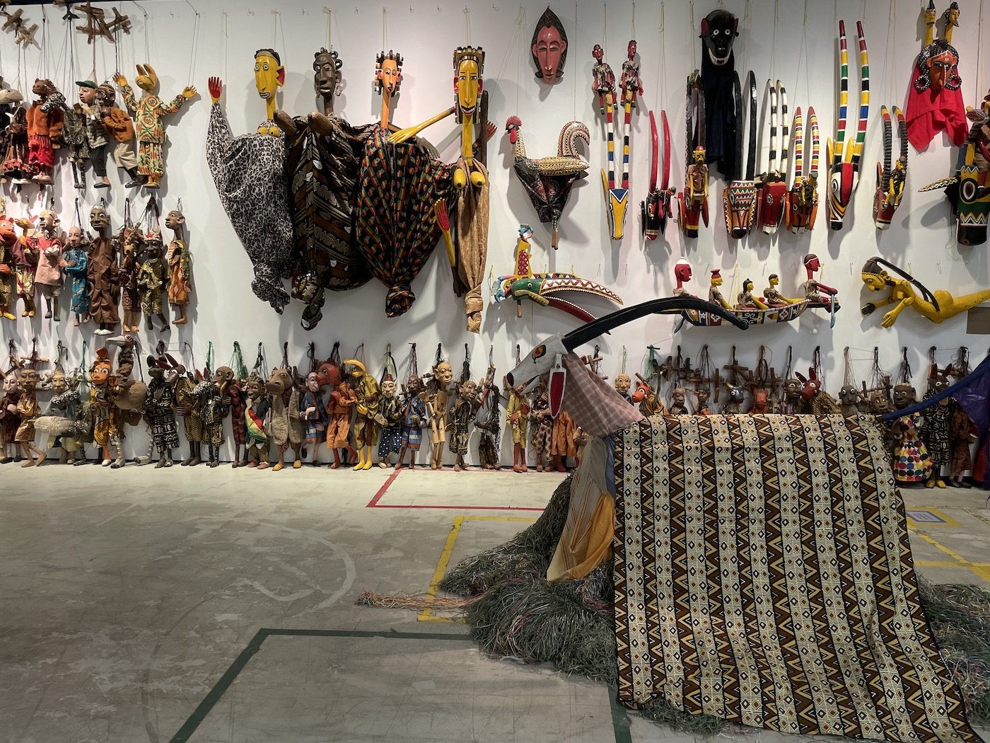 Fondation Festival sur le Niger. Installation view at documenta fifteen, Kassel. Photo: C&