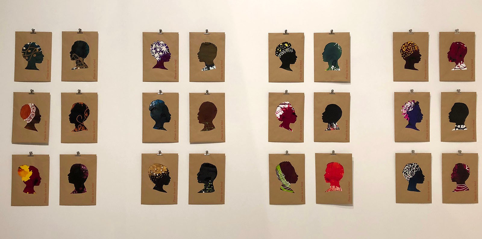 Please do not bend, 2018, by Mary Evans.