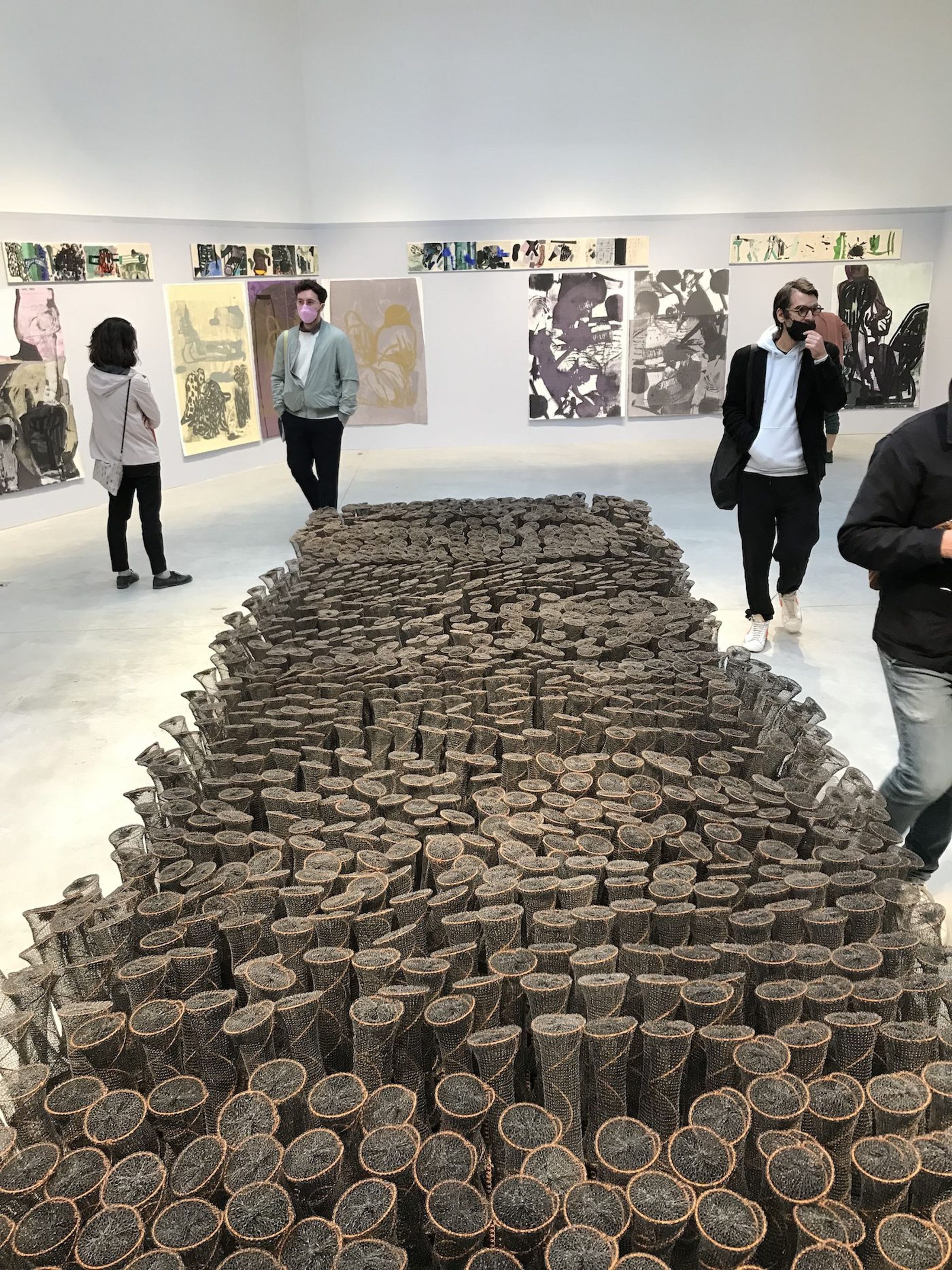 Bronwyn Katz, Gõegõe, 2022. Installation View at “The Milk of Dreams”. Photo: C&