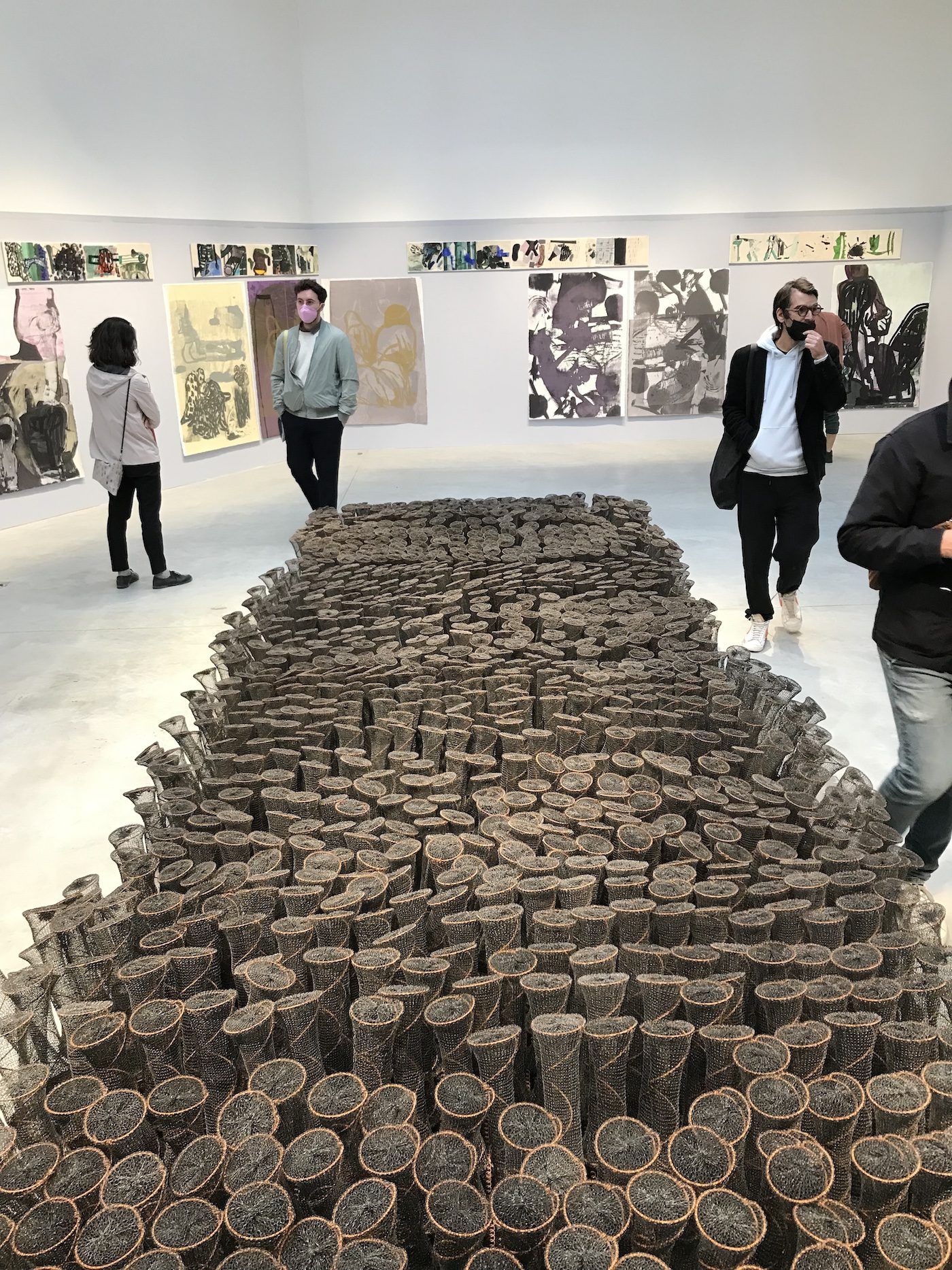 Bronwyn Katz, Gõegõe, 2022. Installation View at “The Milk of Dreams”. Photo: C&