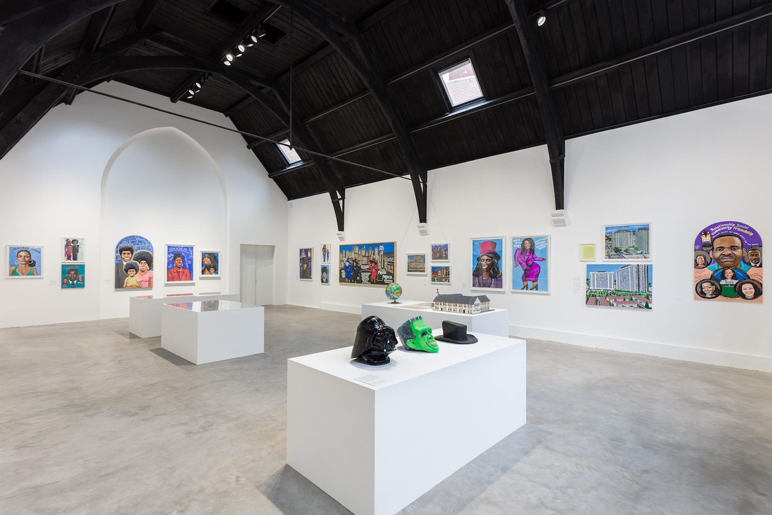 William Scott, 2021, Installation view, Studio Voltaire. Photo Mark Blower.