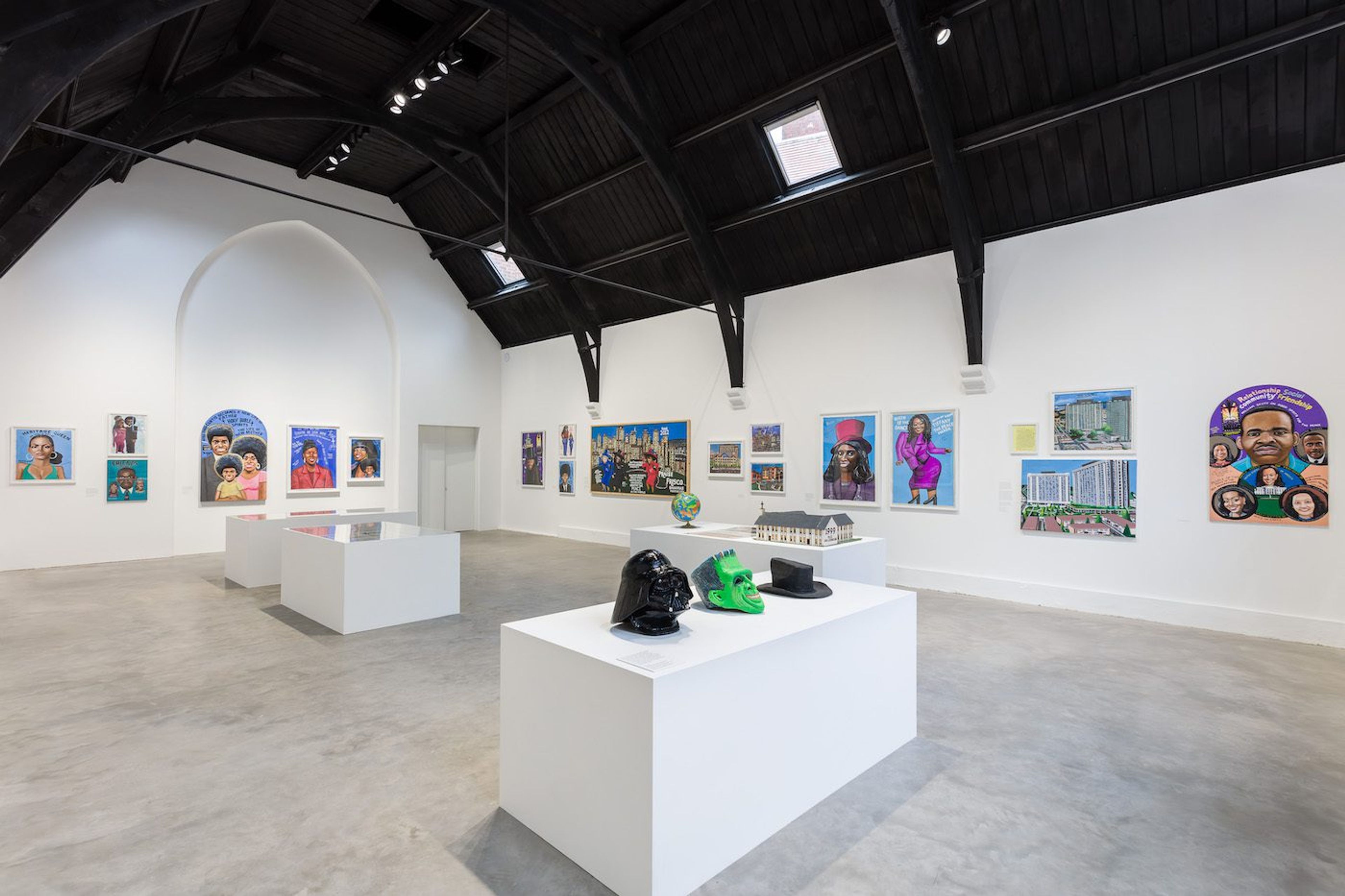 William Scott, 2021, Installation view, Studio Voltaire. Photo Mark Blower.
