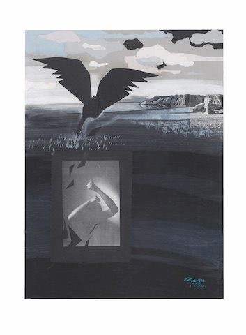 Peter Clarke, Solitary confident,1980.Mixed Media. Courtesy of the Weltkulturen Museum