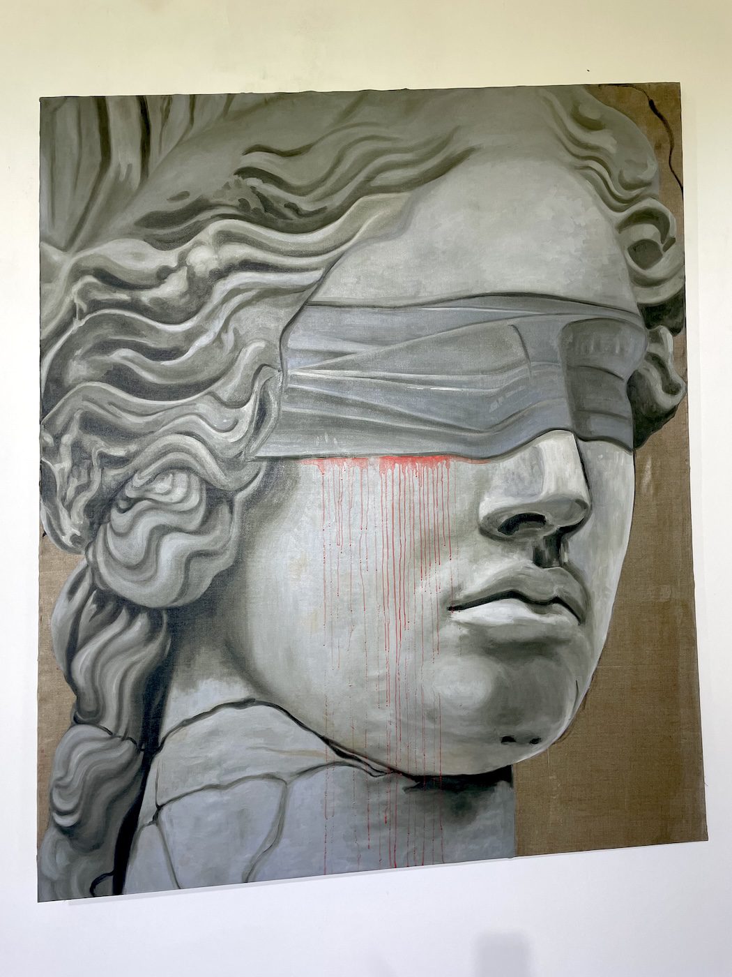 Dalila Dalléas Bouzar, Justice, Ancien Palais de JusticeInstallation View of 15th Dakar Biennale. Photo: Khady | Senegalese Twisted.