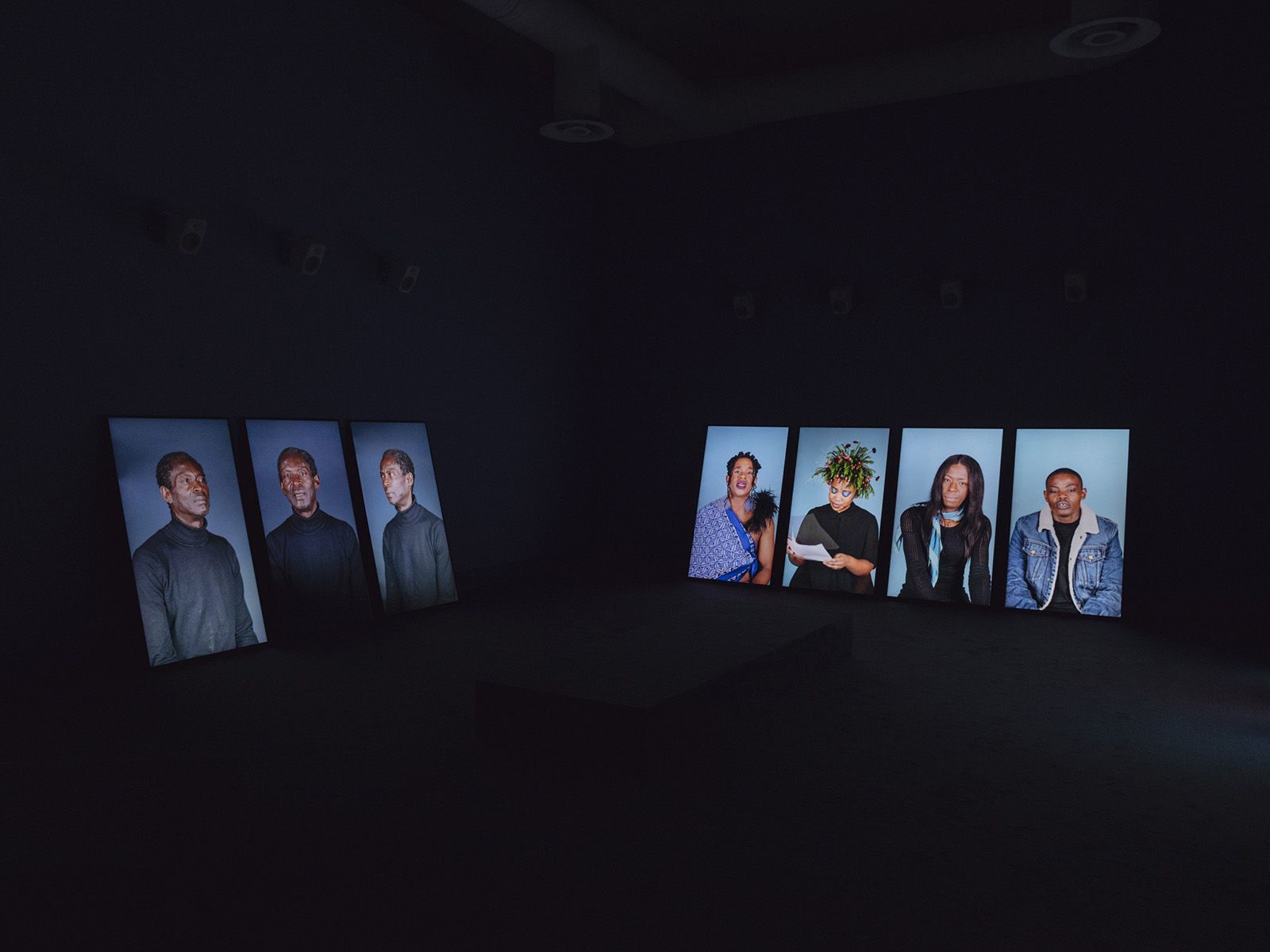 Gabrielle Goliath, Personal Accounts, video and sound installation, variable dimensions, 2024. 60. Esposizione Internazionale d’Arte - La Biennale di Venezia, Stranieri Ovunque – Foreigners Everywhere 60th International Art Exhibition – La Biennale di Venezia, Stranieri Ovunque – Foreigners Everywhere. Photo:Matteo de Mayda. Courtesy: La Biennale di Venezia.