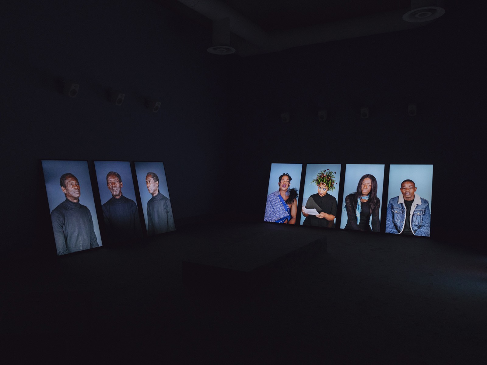 Gabrielle Goliath, Personal Accounts, video and sound installation, variable dimensions, 2024. 60. Esposizione Internazionale d’Arte - La Biennale di Venezia, Stranieri Ovunque – Foreigners Everywhere 60th International Art Exhibition – La Biennale di Venezia, Stranieri Ovunque – Foreigners Everywhere. Photo:Matteo de Mayda. Courtesy: La Biennale di Venezia.