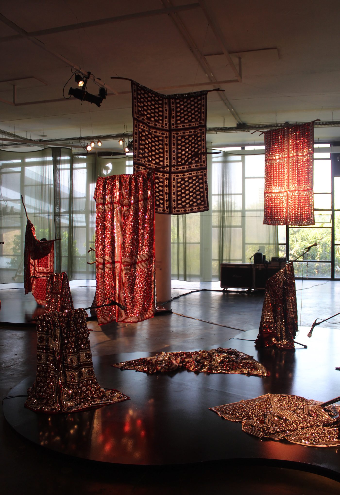 Work by Myriam Omar Awadi. Installation view at Ciccillo Matarazzo Pavilion, Fundação Bienal de São Paulo . Images by Cristian Baena / Contemporary And (C&amp;).