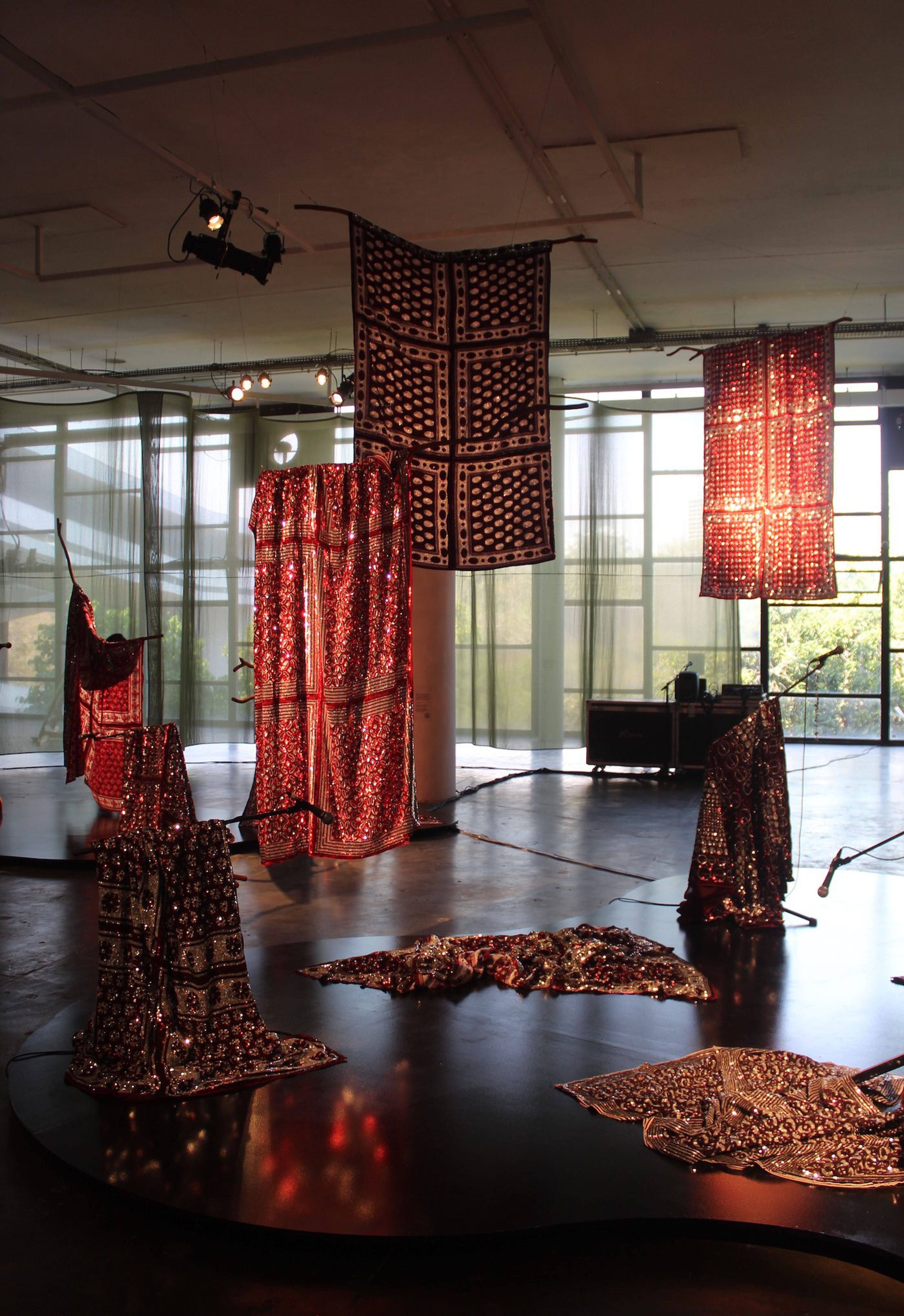 Work by Myriam Omar Awadi. Installation view at Ciccillo Matarazzo Pavilion, Fundação Bienal de São Paulo . Images by Cristian Baena / Contemporary And (C&amp;).