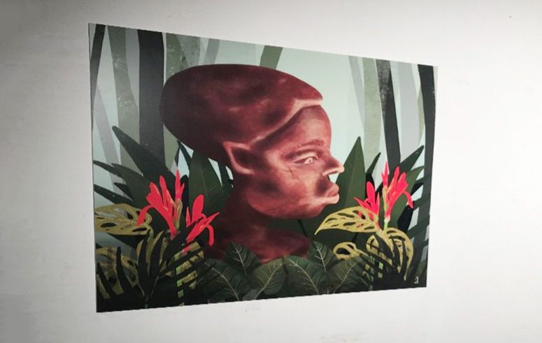 Amina Gimba, He:Him / She:Her, 2023, Both digital, svg format, 30 x 30 cm. Photo: Ildefonso Colaço