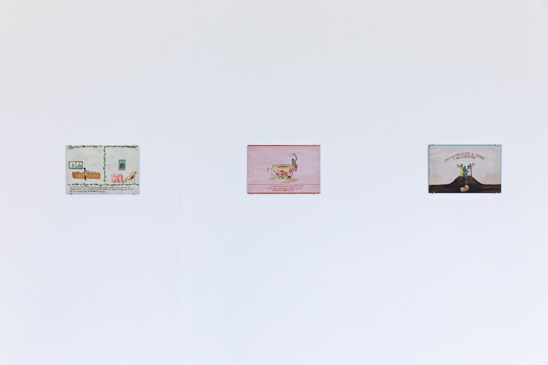 Not Fully Human, Not Human at All, Daniela Ortiz, installation view, Kunstverein in Hamburg, 2020, Photo: Fred Dott